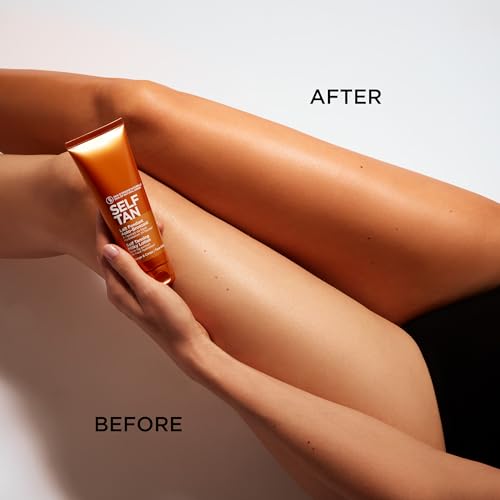 Clarins Self Tanning Milky Lotion | Self Tanner For Face and Body | Natural, Long-Lasting, Streak-Free, Sun-Kissed Glow and 24-Hour Hydration* | Non-Staining | Contains Glycerin