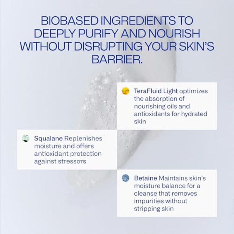 Freaks of Nature Barrier Balancing Cleanser | Foaming Gel-To-Oil Facewash | Dermatologist Test Vegan Formula 3.4 Fl oz