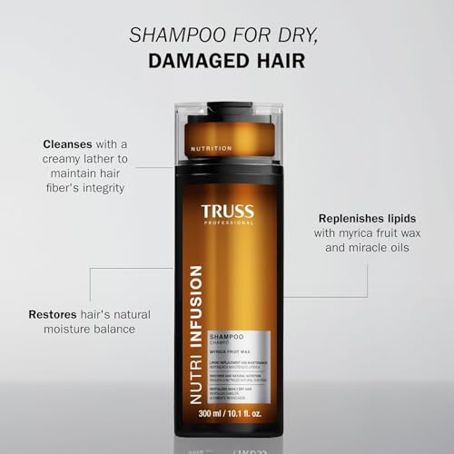 TRUSS Nutri Infusion Moisturizing Hair Shampoo with Myrica Fruit Wax - 10.14 fl oz