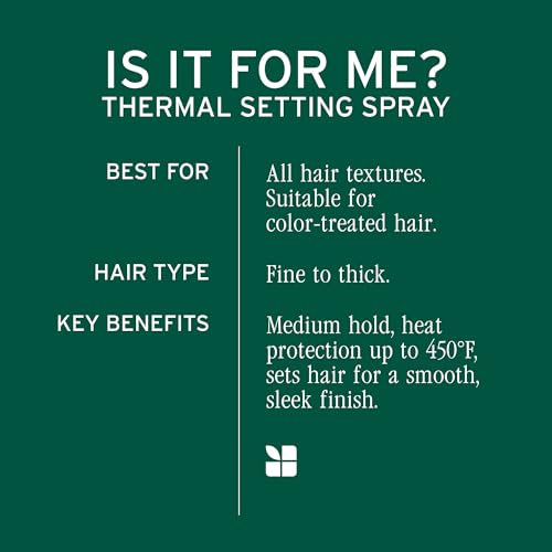 Biolage Thermal Setting Spray - Strengthens Hair, Guards Against Heat Styling, Hair Spray, Vegan, Paraben-Free, 8.5 Fl Oz