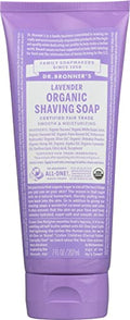 Organic Lavender Shaving Soap - Vegan & Non-GMO, 7 Fl Oz
