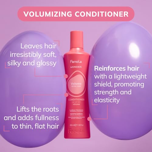 Fanola Wonder Volumizing Hair Conditioner & Detangler - 33.8 Fl Oz - Pack of 1