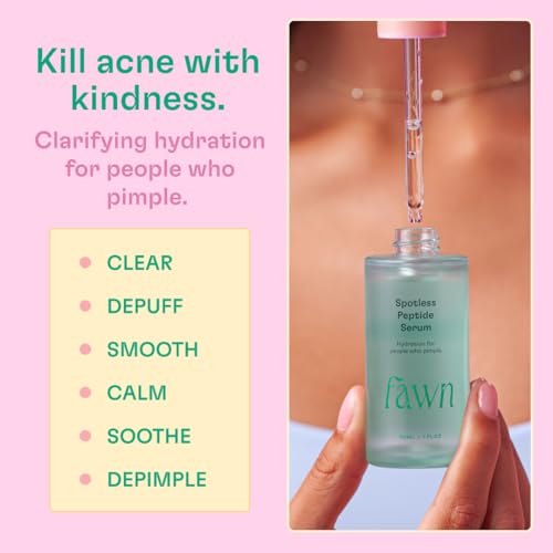 Peptide Serum with Hyaluronic Acid & Niacinamide for Youthful Skin - Vegan & Fragrance-Free, 1 Fl Oz
