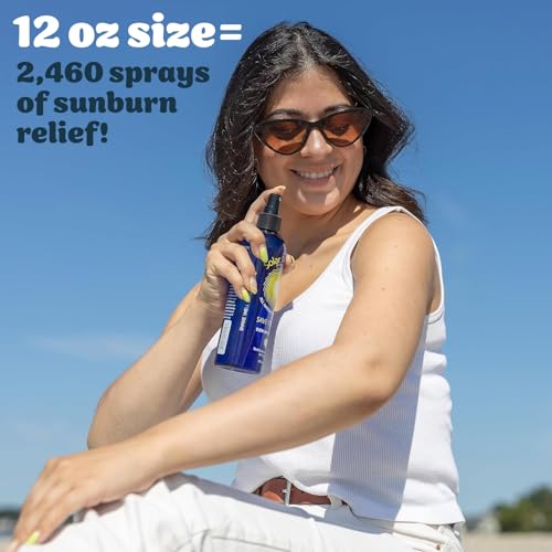 Natural After Sun Moisturizing Spray 3-Pack - 12oz Facial & Body Mist with Vitamin E & Calendula