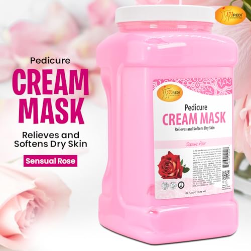 Hydrating Rose Pumice Scrub & Body Foot Mask Set – Exfoliating & Nourishing, 128 Oz Each