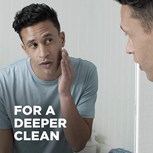 DOVE MEN + CARE Shower Tool For Stronger, Healthy-Feeling Skin Active Clean Scrubs and Exfoliates Body Wash Eucalyptus + Cedar Oil to Rebuild Skin in the Shower