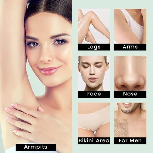 Women and Men Waxing Kit with Hard & Soft Wax Beads for Hair Removal - Beginner Friendly