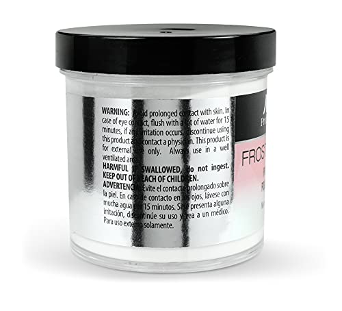Frosted Pink Acrylic Powder for Nail Art - 4 Ounce
