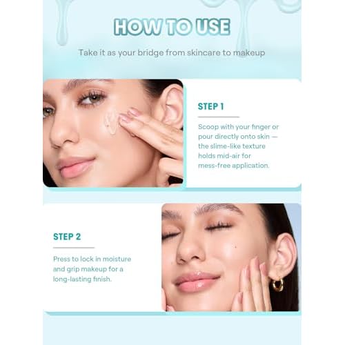 SHEGLAM HydroSlime Primer Hydrating Oil Control Moisturizing Primer Gel Smooth Fine Lines Oil And Silicone for Face