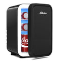 BEICHEN Black 6L Mini Fridge for Bedroom, Car, Office – Keeps Drinks & Skincare