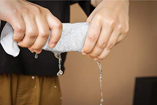 White Cotton Washcloths 48 Pack - Soft, Highly Absorbent Face Towels