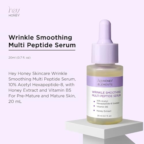 Wrinkle-Smoothing Peptide Serum with Honey & Vitamin B5 - 0.67 fl oz