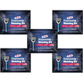 On-the-Go Shaving Kit ? Disposable Razor, Shaving Cream, Washcloth & Aftershave Wipe ? Travel Friendly, Grooming Essentials for Hygiene when on the Go - Black (5)