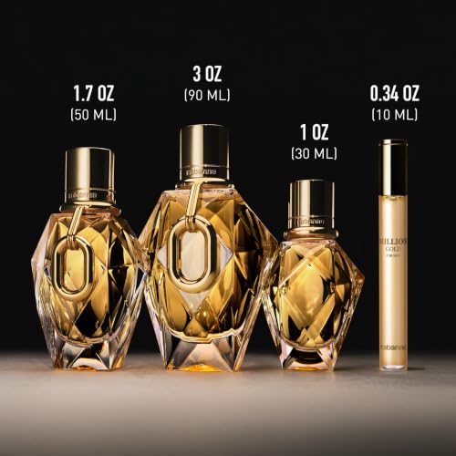 Rabanne Million Gold For Her Eau de Parfum 0.34 Fl Oz – Women’s Fragrance