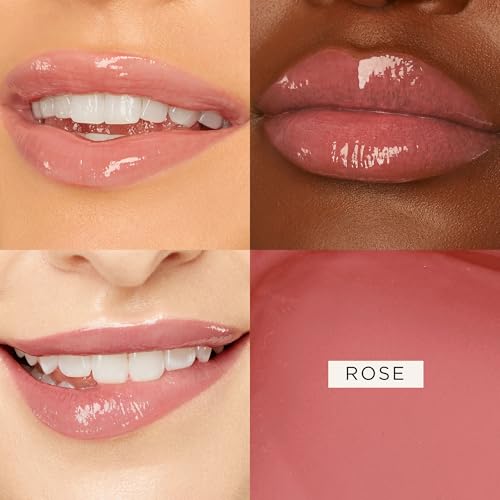 Vegan Lip Balm Set - Tarte Maracuja Juicy Lip Gloss with Vitamin E, Full Size, Rosa Pack of 2