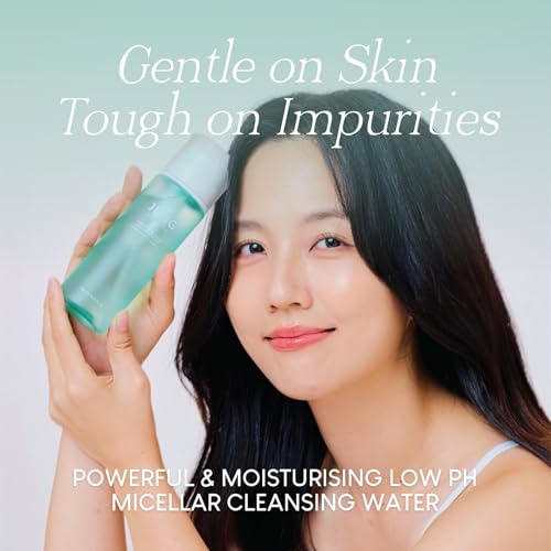 Jung Beauty Purifying Micellar Cleansing Water with Panthenol & Probiotics - Gentle Makeup Remover and Hydrating Face Cleanser for Sensitive Skin, Non-Stripping K-Beauty Skincare, 200ml