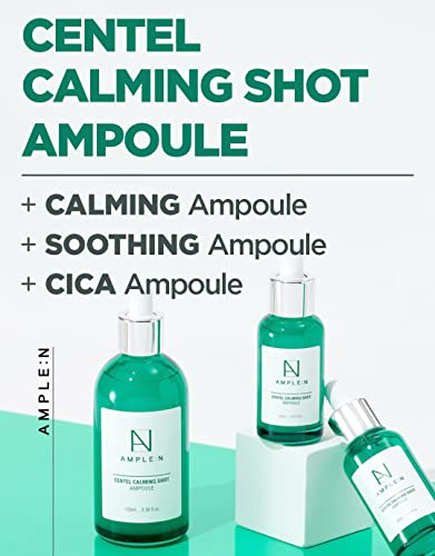CORÉANA Centella Calming Ampoule - 3.38 Fl Oz Korean Skin Serum - Variation of THIS listing