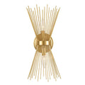 Brass Starburst Vanity Wall Sconce Light Mid-Century Style - YUBOLE