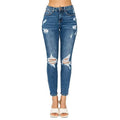 WAX JEAN Women's Butt I Love You Push Up High Rise Skinny Denim Jeans with Rips