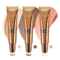 Anglicolor 3PC Liquid Contour Blush Highlighter Beauty Wand Set - Smooth & Lightweight Contour Stick for Liquid Contour, Blush, Highlighter Application, Vegan & Cruelty-Free (01+04+05)