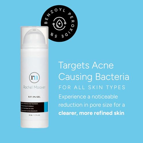 Benzoyl Peroxide Face & Body Gel 5% Acne Treatment - Micronized, Non-Irritating, Medical Grade