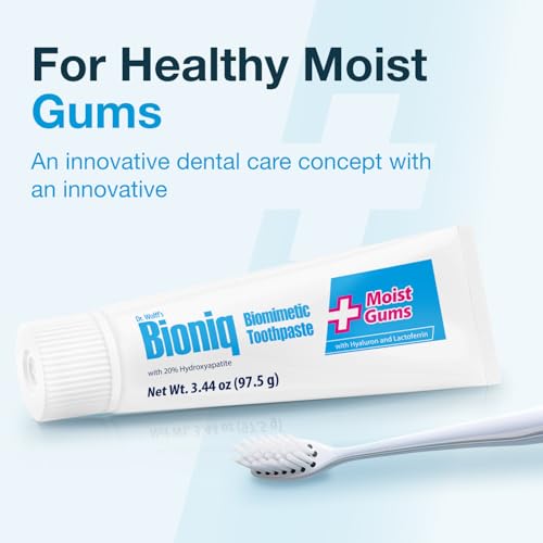 Bioniq Plus Moist Gums Toothpaste 20% Hydroxyapatite Pack of 3 - Gentle Enamel Repair