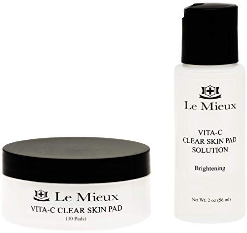 Vita-C Clear Skin Exfoliating Pads - Glycolic Acid & Vitamin C, 30 Count