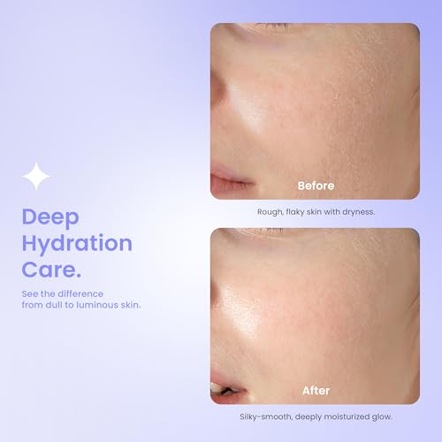 Glow Skin Hydrating 3-Step Routine Kit - Serum, Cream & Mask Set for Glass Skin