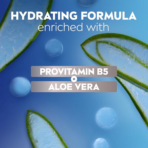 NIVEA MEN Maximum Hydration Shave Gel with Aloe Vera & Provitamin B5 - 3 Pack, 7 oz Cans