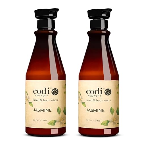 Jasmine Hand and Body Lotion 25 fl oz Pack of 2 - Nourishing Moisturizer with Urea & Fragrance