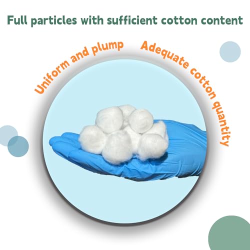 Sterile Cotton Balls Pack of 120 - Gentle, Pure, Individually Packaged for Sensitive Skin