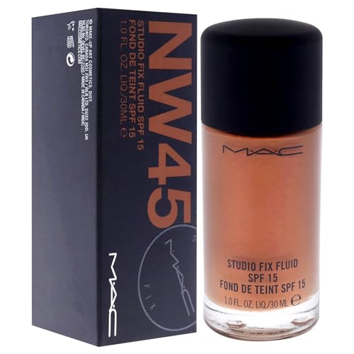 MAC - Studio Fix Fluid SPF5- NW45, 1 Fl Oz