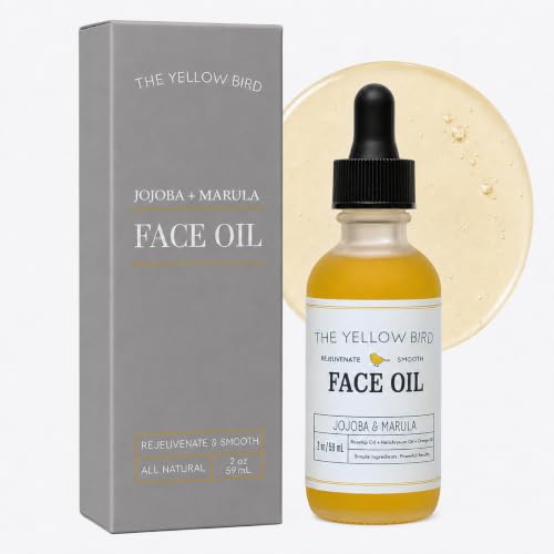 Marula & Jojoba Face Oil for Gua Sha & Dermaplaning - Lightweight, 2 oz