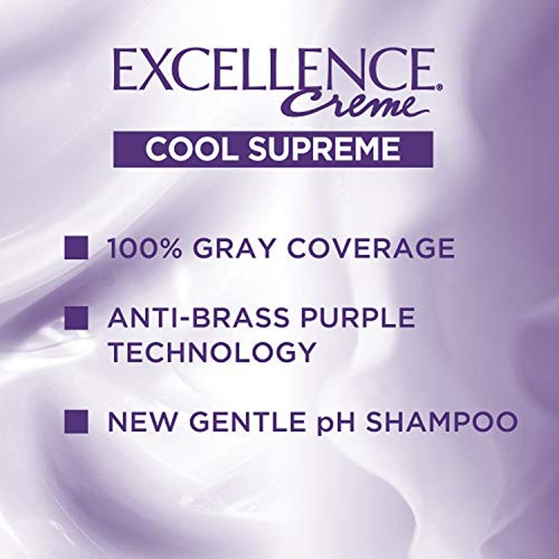 L¡¯Oreal Paris Cool Supreme Permanent Hair Color, Ash, Ultra Ash Light Brown 6UA