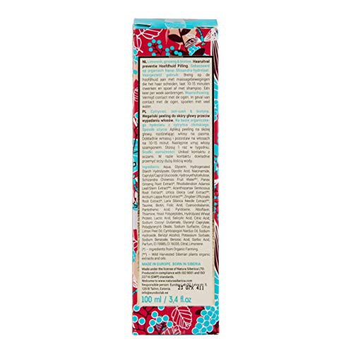 Natural Scalp Peeling with Ginseng & Biotin - Deep Cleansing Hair Treatment 3.38 fl oz