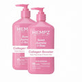 Hempz Jasmine & Rose Herbal Body Moisturizer Pack of 2 - 17 Fl Oz Vegan Hydrating Lotion for Dry Skin