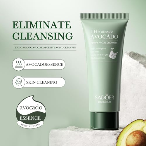 Avocado Skin Care Set for Women, 6-In-1 Skincare Gift Set With Facial Cleanser, Face Serum, Face Cream, Eye Cream, Toner, moisturizing lotion. Skin Care Sets & Kits, Hydrating Facial Kit