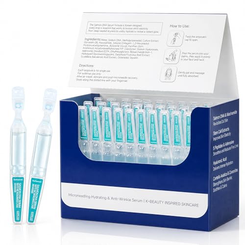 Blue Stem Cell & Salmon DNA PDRN Serum for Microneedling - Anti-Aging Face Treatment