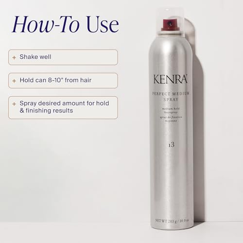 Kenra 50% VOC Travel Hair Styling Kit - Blow-Dry Spray & Medium Hold Hairspray