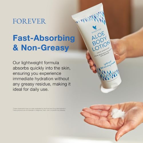 Forever Living Aloe Body Lotion – Daily Moisturizer with Hyaluronate, 8 fl oz