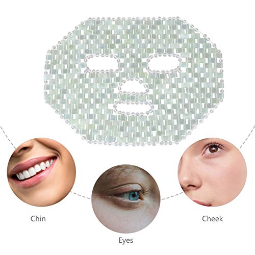 Natural Jade Facial Mask Stones for Anti-Aging & Skin Rejuvenation