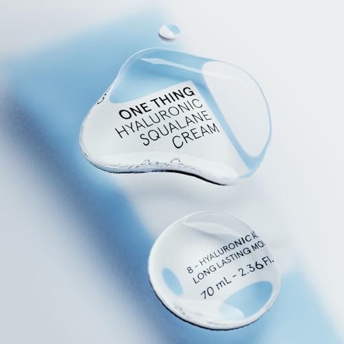 Hyaluronic Squalane Moisturizer - Korean Face Cream for Hydration & Plump Skin