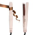 2-in-1 Hair Straightener and Curler Styler with Cool Air Safety - Blush