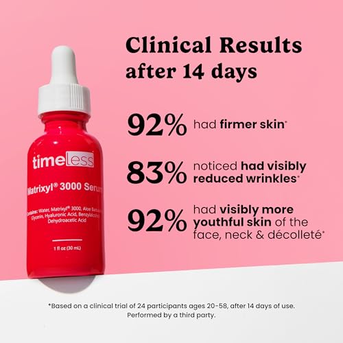 Timeless Matrixyl 3000 Peptide Complex Face Serum - Collagen Support - 1 Fl Oz