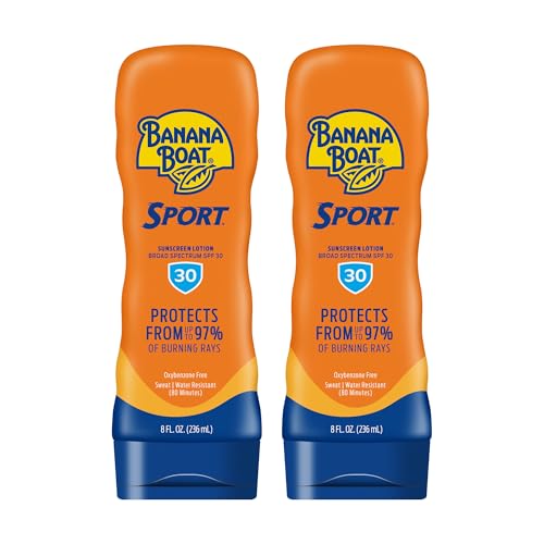 Banana Boat Sport Ultra Sunscreen SPF 30 Twin Pack 8oz - Water & Sweat Resistant