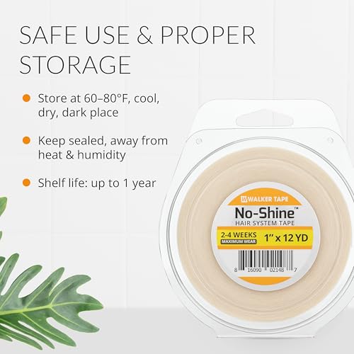 No-Shine Hair System Tape Roll 1" x 12 Yards Double Sided Wig Tape for Lace & Extensions - Variation of THIS listing