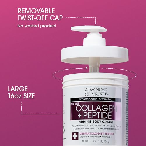 Advanced Clinicals Collagen + Peptides Firming Body Cream + Green Coffee Bean Firming Cream Set