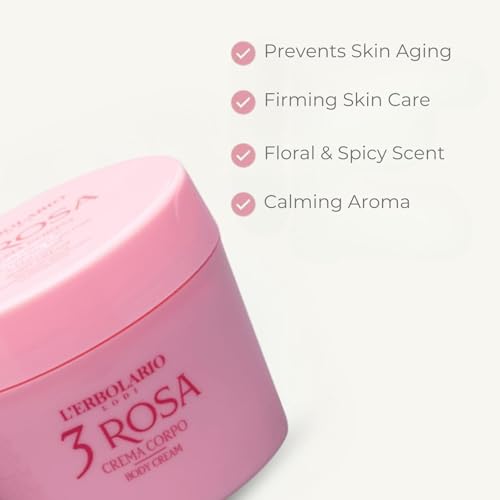 Moisturizing Body Cream for Dry Skin with Floral Spicy Scent - 6.7 oz
