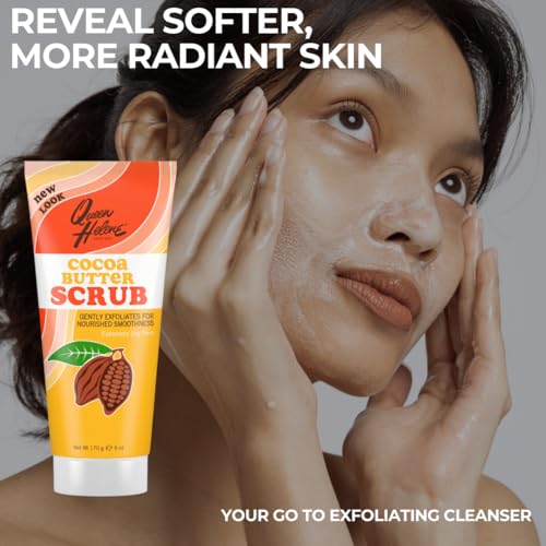 Apricot Facial Scrub 6 oz Pack of 6 - Gentle Exfoliating Skin Cleanser with Walnut Shells