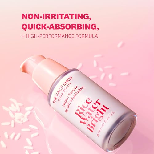 Rice Water Bright Vegan Face Serum - Brightening & Hydrating Skin Care
